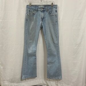 Levi's 515 Boot Cut Denim Jeans Women's 8M pre-owned in well loved soft broke-in